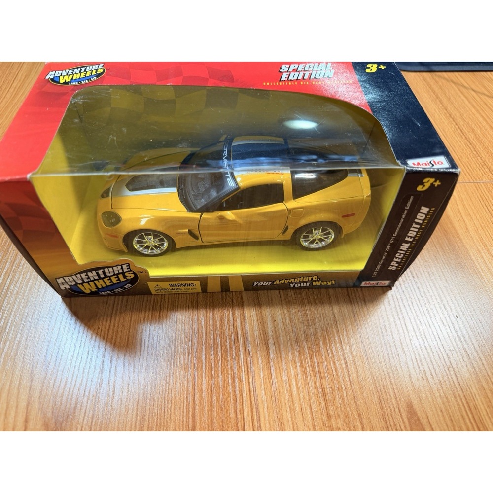 Maisto Adventure Wheels 1:24 2009 Corvette Z06 GT1 Commemorative Edition